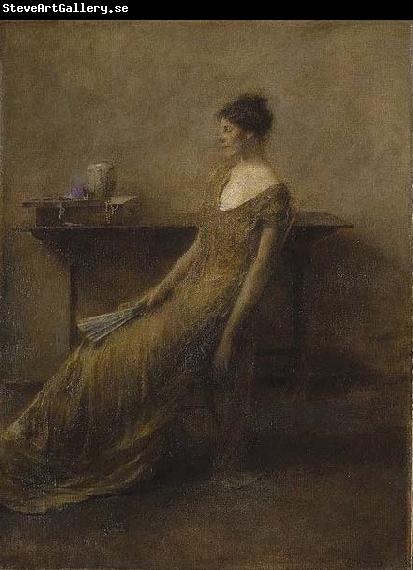 Thomas Dewing Lady in Gold